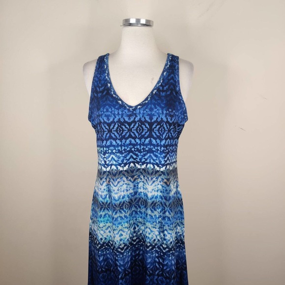 Karen Kane Blue Patterned Dress - Picture 3 of 10